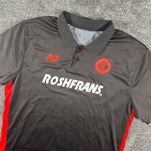 Deportivo Toluca FC New Balance Jersey Mens 3XL (US L) Black Liga MX Soccer